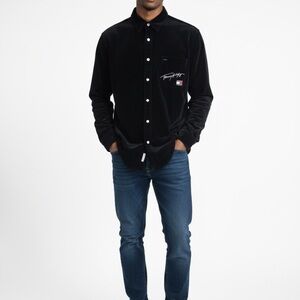 Tommy Hilfiger Black Corduroy Shirt